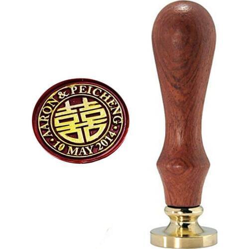 Chinese Doulbe Happiness Design wax seal stamp