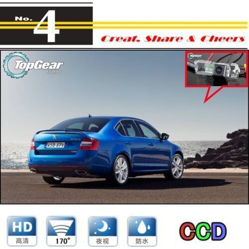 LiisleeCar Camera For Skoda Octavia 5E MK3 High Quality Rear View Back Up Camera For PAL / NTSC | CCD + RCA