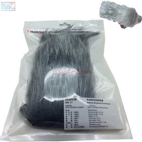 Professional Outdoor Dusty MIC Furry Cover Windscreen Windshield Muff for RODE VIDEOMIC GO Deadcat Wind Shield Microphone