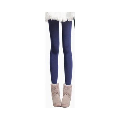 ML7578 Deep Blue Newly High quality Lady Bright Velvet winter legging