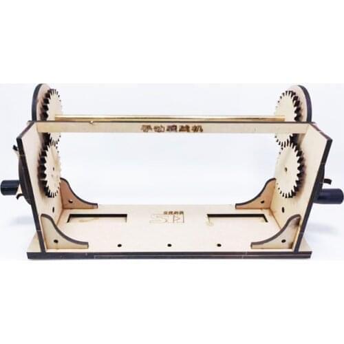 Ship model necessary tools Manual Rope winding machine Sailboat Static cable Close-wound thin wire wood model kits