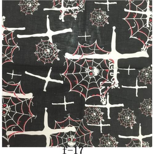 New Fashion Hip Hop Cool Biker Cycling Cotton Black Spider web Skull Bandana Skull Headbands For Men