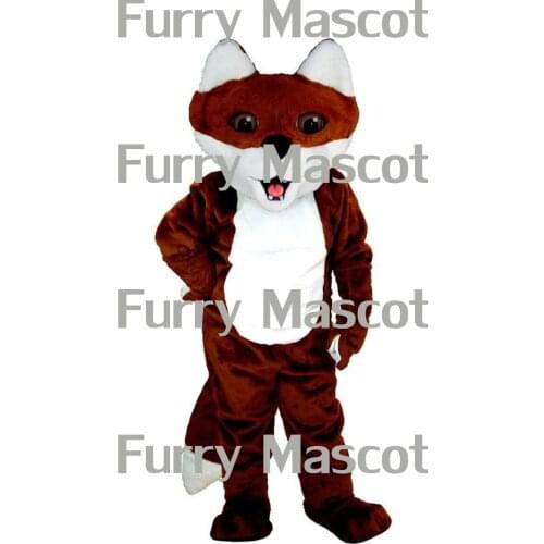 Original Brown Fox Fursuit Mascot Costume Fancy Dress Birthday PARTY cosplay HALLOWEEN Cosplay