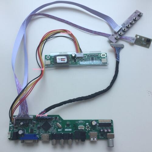 LCD LED AUDIO TV HDMI USB VGA AV 2 CCFL lamps Controller driver Board For TX39D30VC1GAA 1280*800 display card