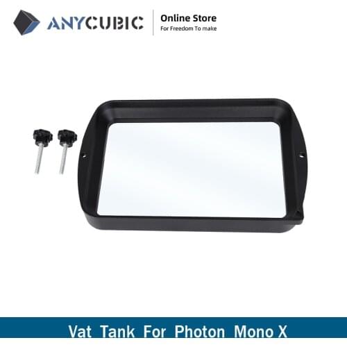 ANYCUBIC 3D printer Parts VAT Resin Tank for Photon Mono X Attachment 3D Printing Accessories Fully Metal Material Rack