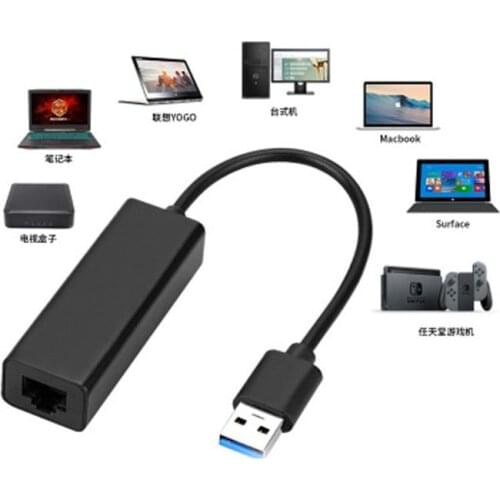 2021 New 100Mbps USB 3.0 Ethernet Network Card for nintendo switch/ For Wii/For WiiU Lan Connection Adapter