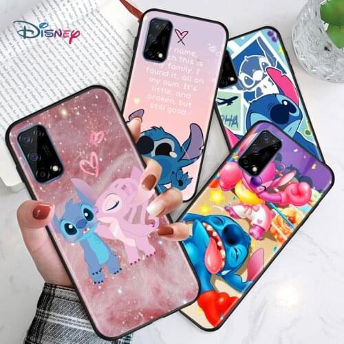 Disney Cartoon Animation Lilo Stitch For Huawei Honor X10 10X 10i 10 9C 9S 9A 9i 9N 9X Pro 9 Lite TPU Silicone Black Phone Case