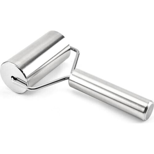 Dough Rolling Pin Pastry Pizza Fondant Bakers Stainless Steel Roller Dumpling Noodles Pie Cookies Roller Kitchen Baking Tools