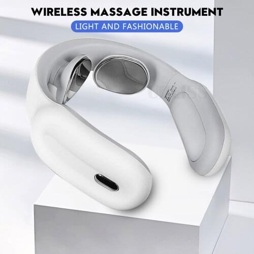 USB Neck Cervical Messager Low Frequency Magnetic Intelligent Therapy Pulse Infrared Health Care Relief Pain Shoulder Massager