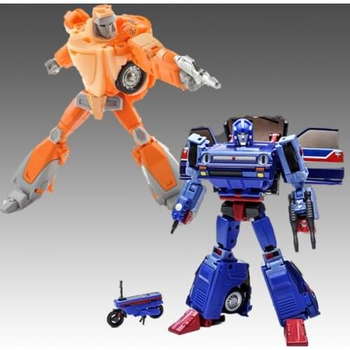In Stock X-Transbots Transformation MX-17 MX-XVII Savant Skids MM-IV+NEW OLLIE Wheelie MP Level KO Action Figure Robot Toys