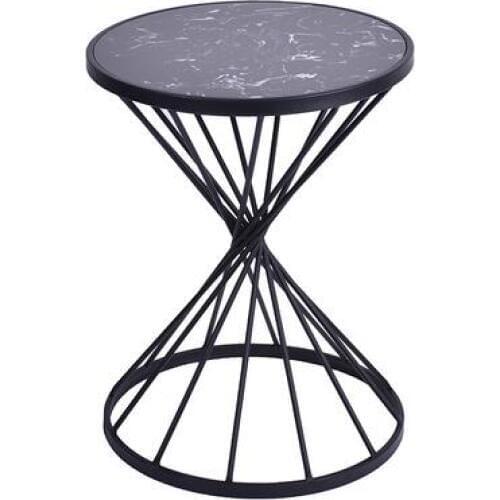 Web celebrity originality circle small tea table contracted marble sofa edge a few bedside table light luxury Angle a few tables