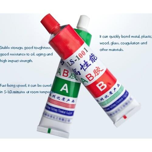 Waterproof AB Glue Acrylic Structure Adhesive for Metal Plastic Ceramic Wood 80g AB Glue Strong Adhesive Wood Glue