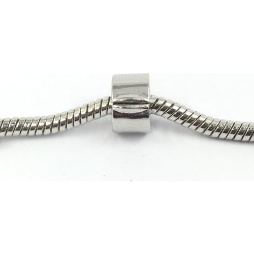 Clips Locks Beads Smooth surface Stopper European Beads Fit Charms Bracelets & Bangles