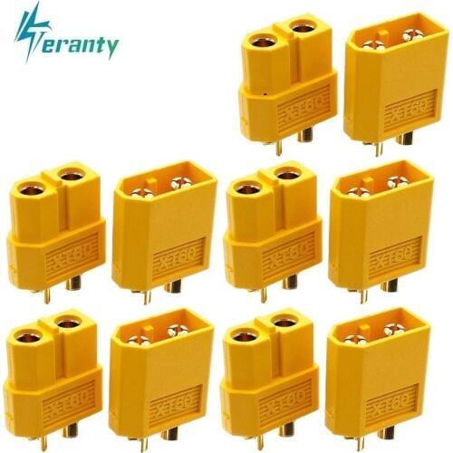 10pcs/sets XT30 XT60 XT90 Plug Male Female Bullet Connectors Plugs For RC Lipo Battery T Plug For Aircraft accessories parts