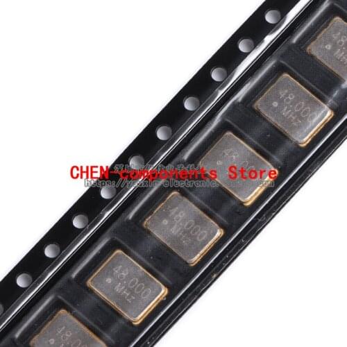 5pcs SMD Active Crystal 7050 48.000MHz 25PPM 3.3V SMT Active crystal oscillator 5070 Resonator 5*7mm