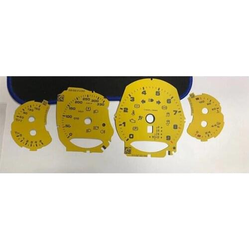 9000rpm 330KM Upgrade to Mileage Instrument Panel Meter Sticker For Porsche 911 2013-2018 Year