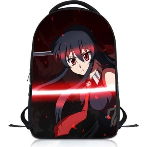 Anime Akame ga KILL! Students Backpack School Bag Children Cartoon Knapsack Boys Girls Rucksack Bookbag Kids Satchel