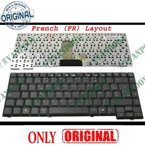 AZERTY notebook Laptop keyboard for Asus A3 A3000 A3N A6 A6000 A6Jc A6R Z92KM Black French FR version - K030662N2, 04GNA53KFRA4
