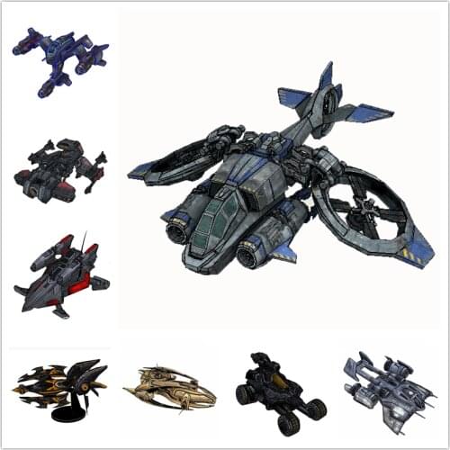 Terran Banshees Bombers Paper Model DIY Handmade Toy Free Shipping