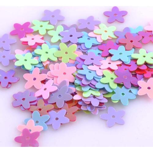 10g Mini Mixed Flower Sequin For Crafts&Paillette Sewing Scrapbooking Lentejuelas Beads 10mm CP0803