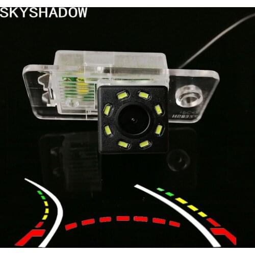 For Audi Q7 A8L S8 A6L A4 Q7 S5 A8L HD Wireless Car CCD Rear Camera Fisheye 4 8 12 led dynamic Night Vision bracket waterproof