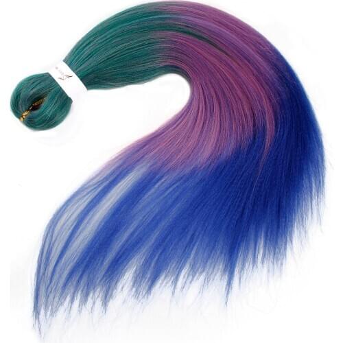 Easy Jumbo Braids Hair Crochet Hair Pre Stretched Braiding Hair Synthetic Extension 26" Ombre Mix color