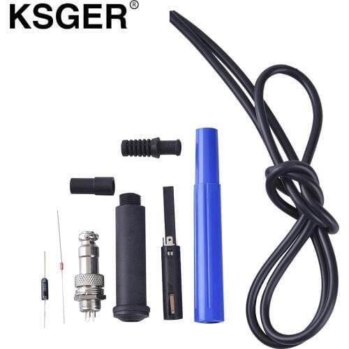 KSGER 9501 Soldering Handle Set For STC OLED STM32 OLED T12 Temperature Controller DIY SET Digital T12 Soldering Station