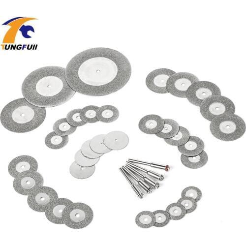 Dutoofree Saw Blade Woodworking Grinding Wheel Circular Saw Blade Power Tools Mini Diamond For Dremel Drill Fit Rotary Tool