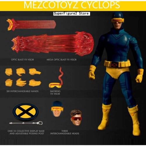 MEZCO 229 One :12 Cyclops X-M e n PX is limited to 6 inches Action Figure Toys