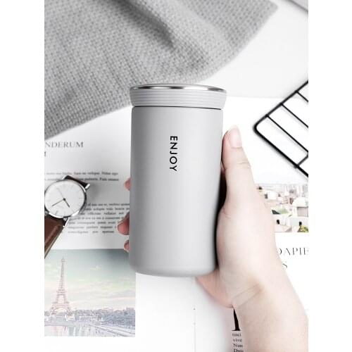 Stainless Steel Mini Thermal Mug Womens Small Portable Water Cup Simple