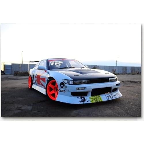 Nissan Silvia S13 Car Vehicle Wallpaper Wall Art Posters and Prints Canvas Art Paintings For Home Decor