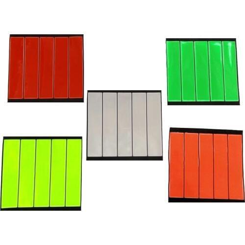 Motorcycle Bicycle Sticker Reflective Stickers Cycling Warning Reflector Film Cycling Decal Tape Horizontal stickers