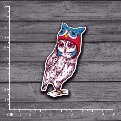 Cute Owl Sweater Stationery Sticker for DIY On Laptop Skin Kid Toy Skateboard Suitcase Luggage Fridge Home Decor[Single]