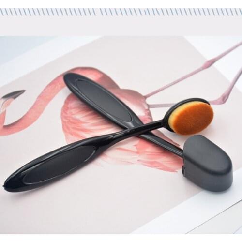 Toothbrush-shaped makeup brush Kabuki flawless liquid foundation makeup brush set female soft multifunctional brush
