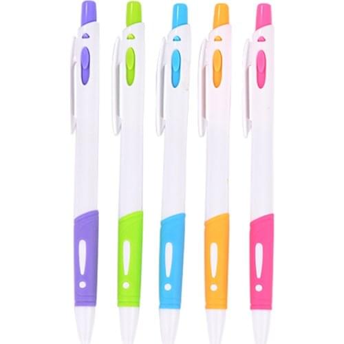 5pc Creative Exclamation Mark Candy Color Ballpoint Pen Colorful Ball Pens Office School Supplies Stationery