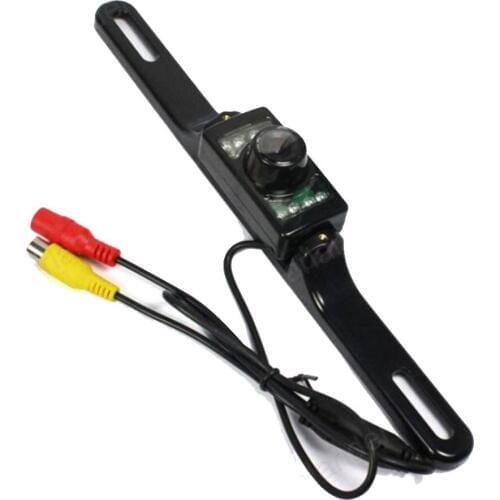 7 LED License Plate camera Night Vision Waterproof Rear View Backup Camera NTSC for GPS/Mointor/DVD