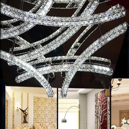 Free shipping for dhl led lamp chiandelier 3 sides luminarias para sala home lighting abajur crystal ceiling lights Dia80*H15cm