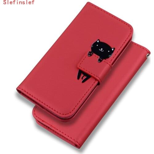 For Sony Xperia 5 8 L3 L4 Case Cartoon Animal Flip Case For Sony Xperia 5 8 Cover Case PU Leather Phone Wallet Case