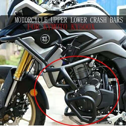 For Montana XR5 KY500X NEW Motorcycle Upper Lower Crash Bars 500 X Engine Guard Bumpers Tank protector Cover Montana XR5 XR 5
