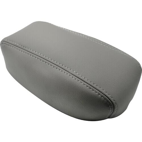 For Toyota 4Runner 1996 1997 1998 1999 2000 2001 2002 Microfiber Leather Interior Center Console Lid Armrest Cover Trim Gray