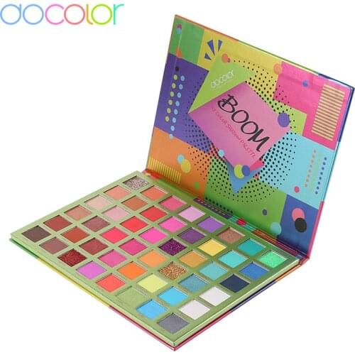 Docolor BOOM EyeShadow Palette 48 Color Eyeshadow Matte Shimmer Glitter Pigmented Waterproof Makeup Eye Shadow Palette