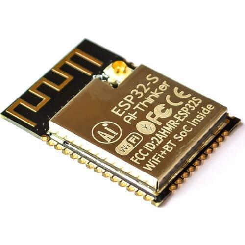 Esp32-s Wi-fi Module Based On Esp32 With Built-in 32mbit Flash Onboard Pcb Antenna And Metal Shield Supports Wi-fi Bluetooth 4.2