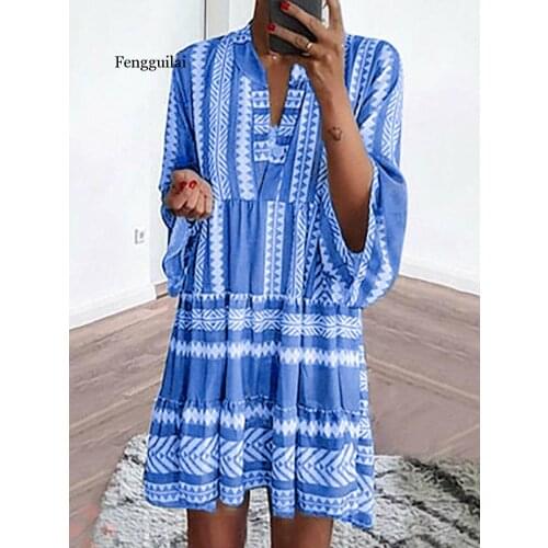 Fengguilai Linen Summer Dresses