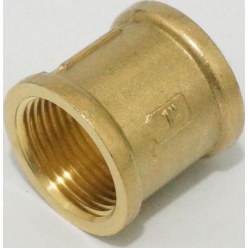 1" BSP Female Thread Brass Pipe Fittings Hex Nut Rod Connector Coupling Full port