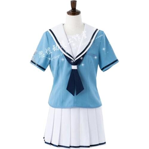2021 Anime BanG Dream cosplay costumes Poppin' Party uniform Popipa Skirt Toyama Kasumi costume Hanazono Tae skirt anime women