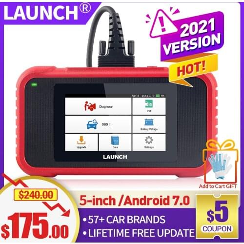 LAUNCH X431 CRP123E 16 Pins Diesel Car OBD2 Scanner OBD Engine ABS Airbag SRS Transmission Automotive Diagnostic Tools PK CRP123