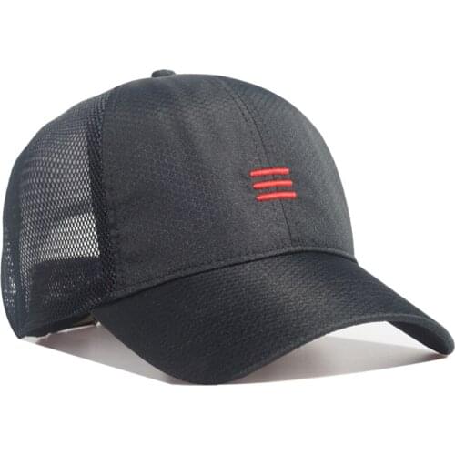In Summer, Mesh Baseball Cap, Large Casual Cap, Male Head Cap, Breathable Sunshade Cap Hats