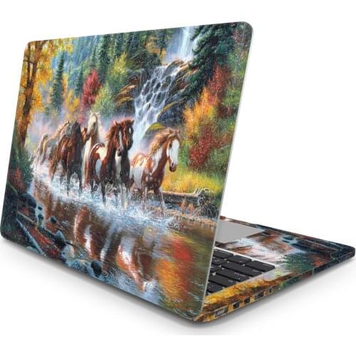 Sticker Master Running Horses universal laptop skin for 13 14 15 15.6 16 17 19 "inc notebook decal for mac,dell,acer,hp,toshiba,asus