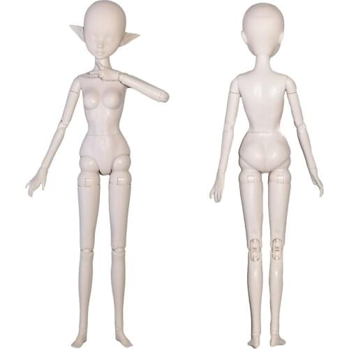 Limited Sale 28cm Nude Elf BJD Doll With Ear White Skin Body Doll (Little Defective)
