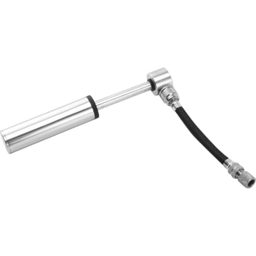 Mini Portable Bike Pump Aluminum Alloy Bicycle Pump Tire Air Inflator Pump for Mountain Bike Basketball Football